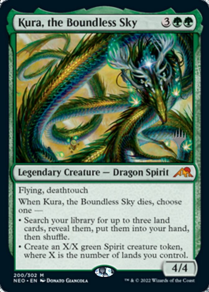 Kura, the Boundless Sky (Promo Pack) [Kamigawa: Neon Dynasty Promos] | Good Games Adelaide SA