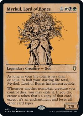 Myrkul Lord of Bones Showcase 433 (Commander Legends: Battle for Baldur's Gate)  - Foil | Good Games Adelaide SA