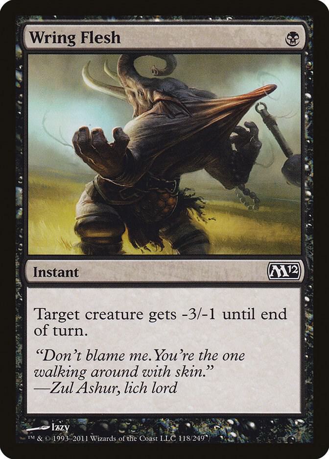 Wring Flesh 118 (Magic 2012 (M12))  - Foil | Good Games Adelaide SA
