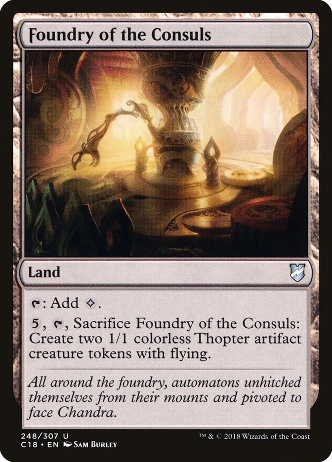 Foundry of the Consuls 248 (Commander 2018)  | Good Games Adelaide SA