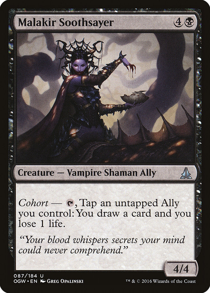 Malakir Soothsayer [Oath of the Gatewatch] | Good Games Adelaide SA
