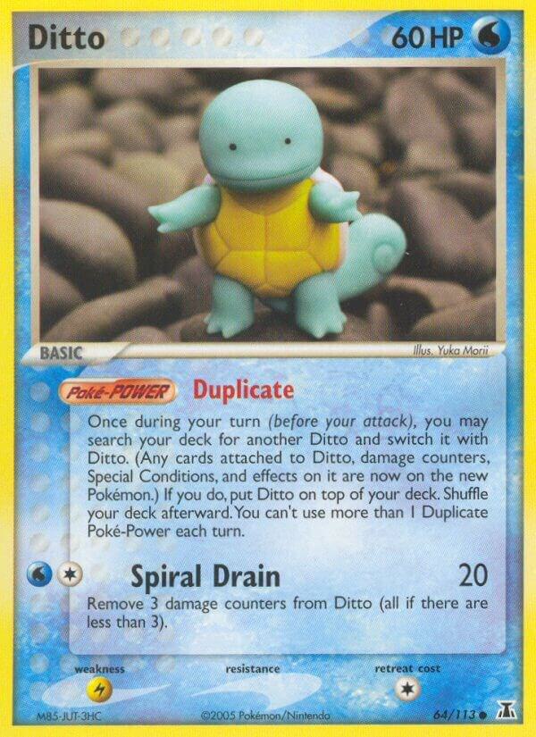 Ditto Squirtle 064/113 (Delta Species)  | Good Games Adelaide SA