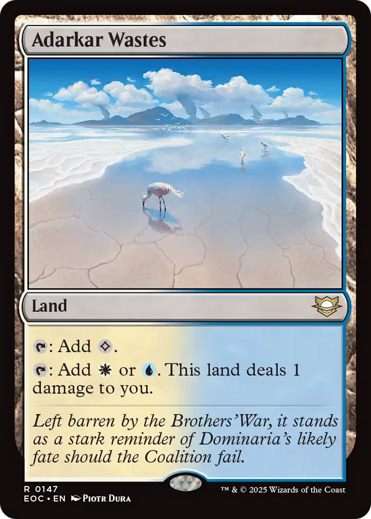 Adarkar Wastes [Edge of Eternities Commander] | Good Games Adelaide SA