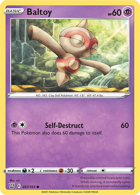 Baltoy 057/163 (SWSH05: Battle Styles)  | Good Games Adelaide SA