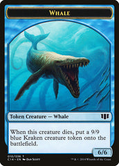 Whale // Zombie (011/036) Double-sided Token [Commander 2014 Tokens] | Good Games Adelaide SA