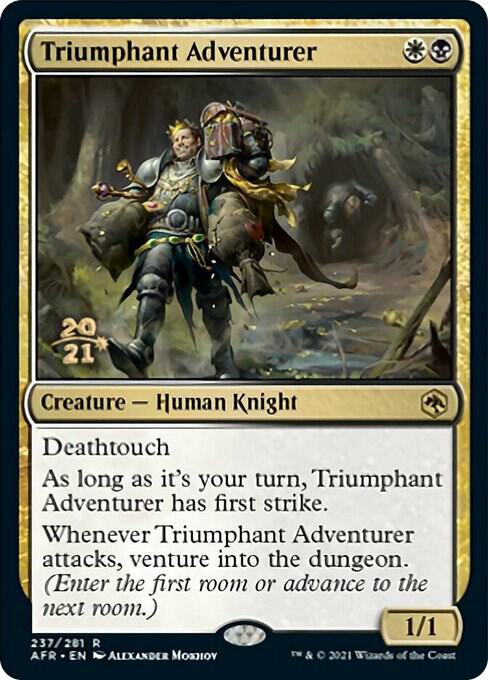 Triumphant Adventurer 237 (Prerelease Cards)  - Foil | Good Games Adelaide SA