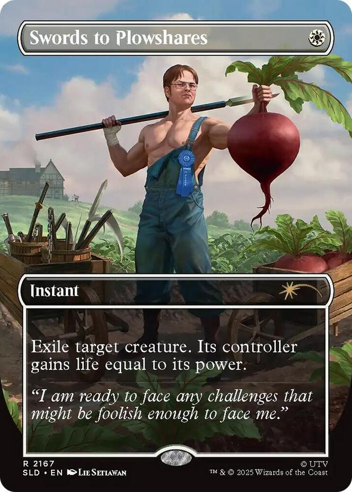 Swords to Plowshares 2167 2167 (Secret Lair Drop Series)  - Foil | Good Games Adelaide SA