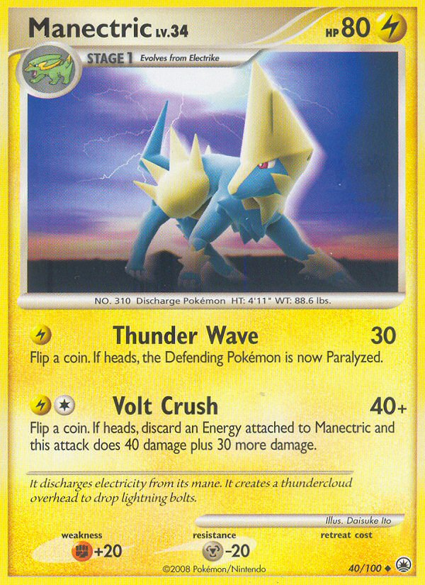 Manectric (40/100) [Diamond & Pearl: Majestic Dawn] | Good Games Adelaide SA