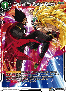 Clash of the Masked Warriors (Rare) [BT13-150] | Good Games Adelaide SA