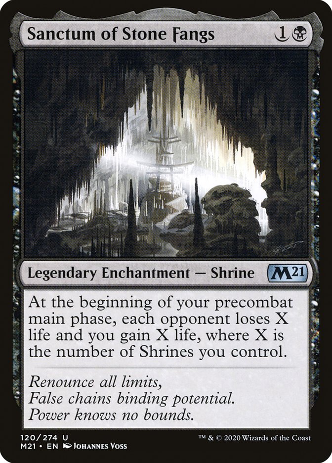 Sanctum of Stone Fangs [Core Set 2021] | Good Games Adelaide SA