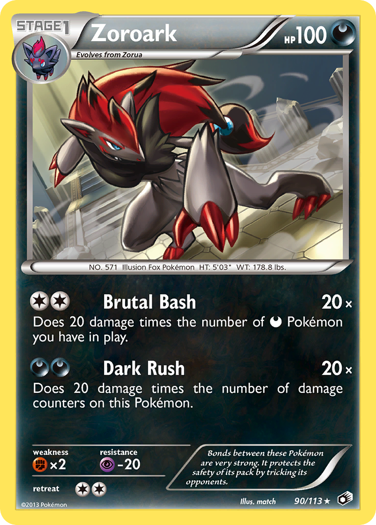Zoroark (90/113) (Theme Deck Exclusive) [Black & White: Legendary Treasures] | Good Games Adelaide SA