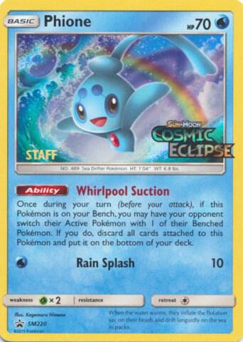 Phione Prerelease Staff SM220 (SM Promos)  - Holofoil | Good Games Adelaide SA