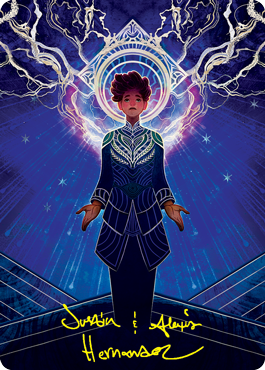 Brainstorm Art Card (Gold-Stamped Signature) [Strixhaven: School of Mages Art Series] | Good Games Adelaide SA