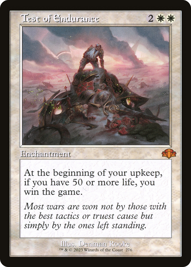 Test of Endurance (Retro) [Dominaria Remastered] | Good Games Adelaide SA