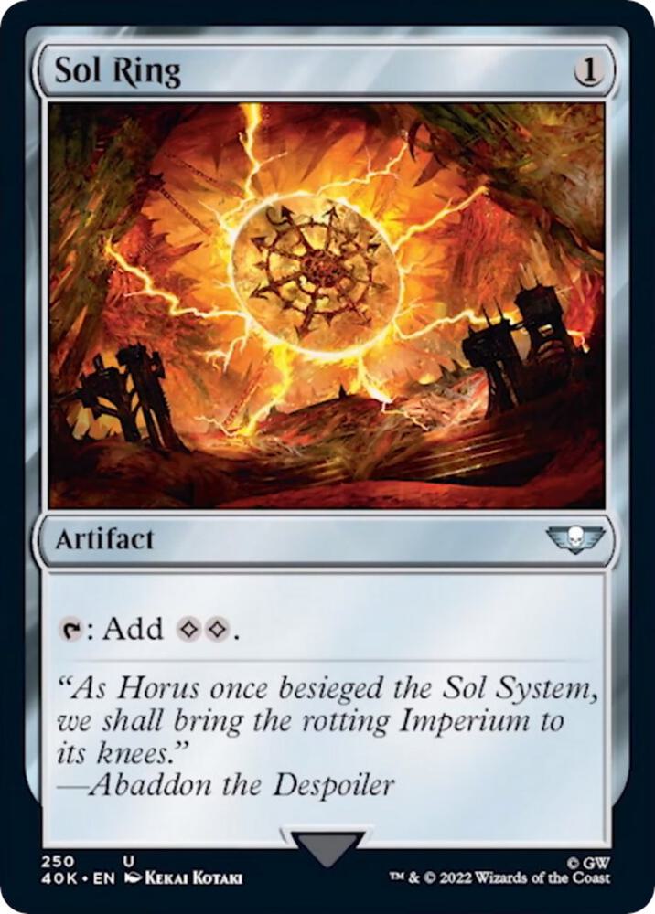 Sol Ring 250/617 (Universes Beyond: Warhammer 40,000)  | Good Games Adelaide SA