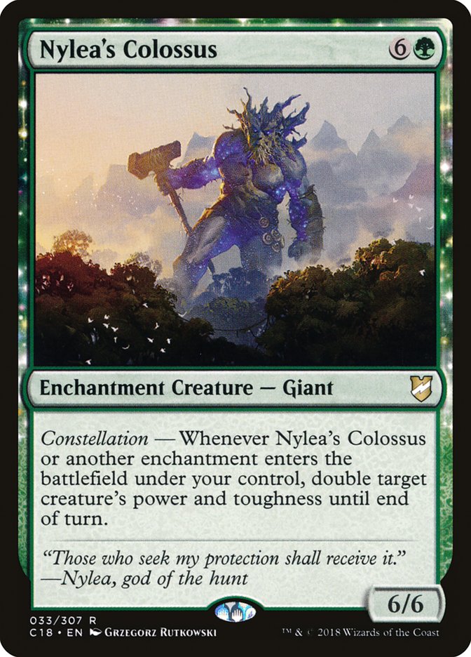Nylea's Colossus [Commander 2018] | Good Games Adelaide SA
