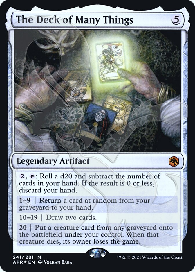 The Deck of Many Things (Ampersand Promo) [Dungeons & Dragons: Adventures in the Forgotten Realms Promos] | Good Games Adelaide SA