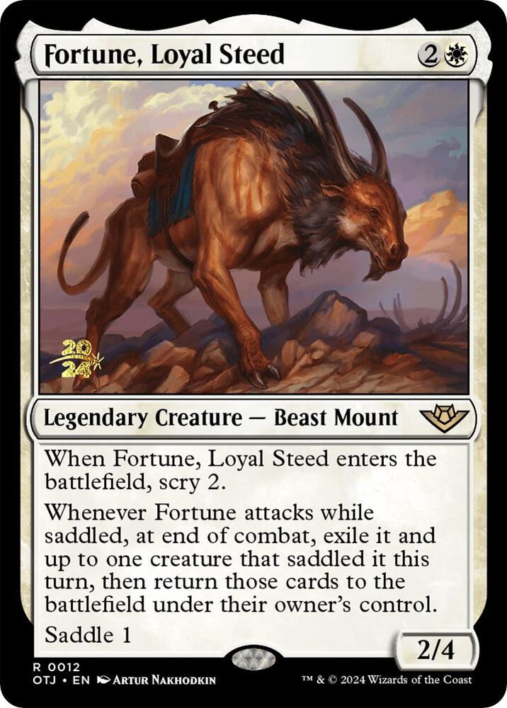 Fortune Loyal Steed 12 (Prerelease Cards)  - Foil | Good Games Adelaide SA