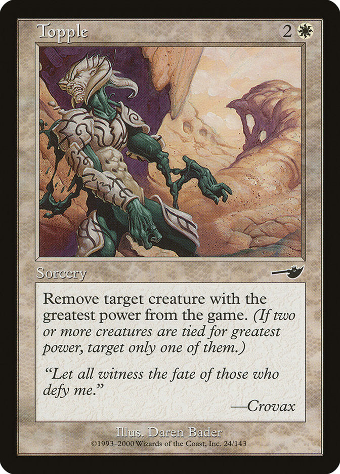 Topple 24 (Nemesis)  - Foil | Good Games Adelaide SA