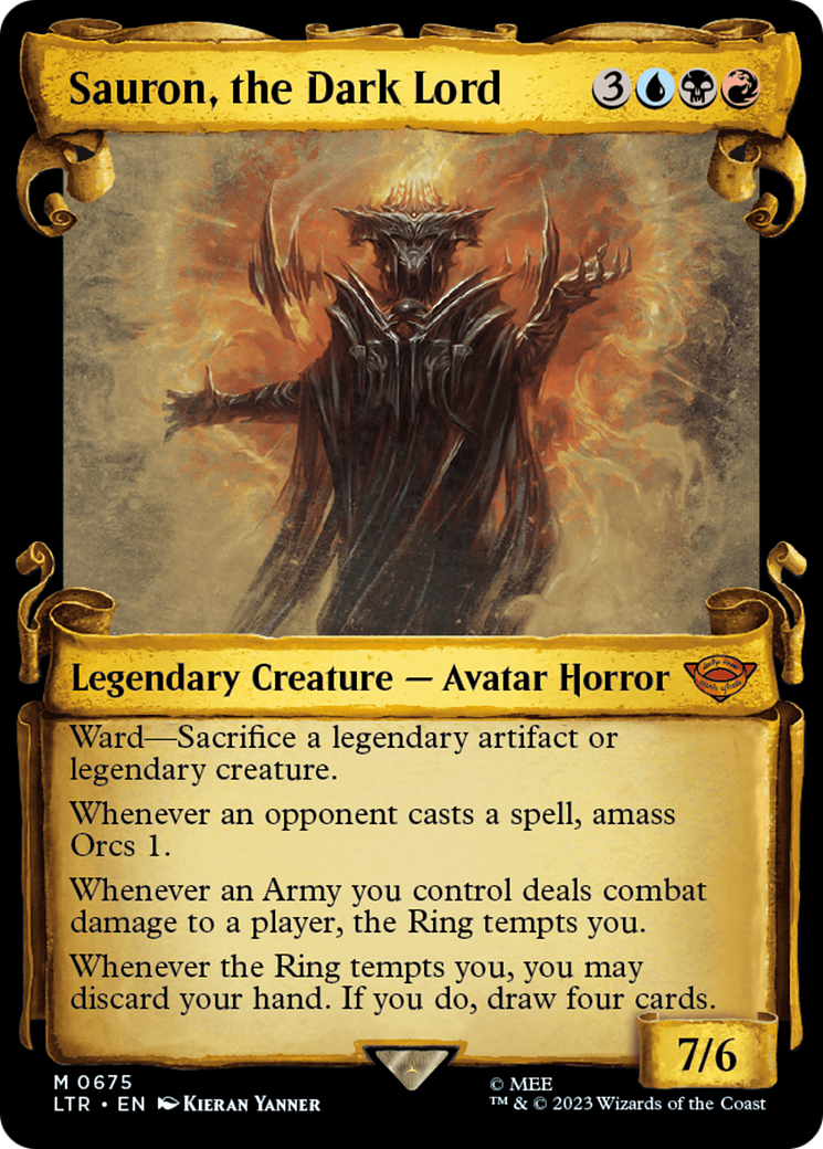 Sauron, the Dark Lord [The Lord of the Rings: Tales of Middle-Earth Showcase Scrolls] | Good Games Adelaide SA