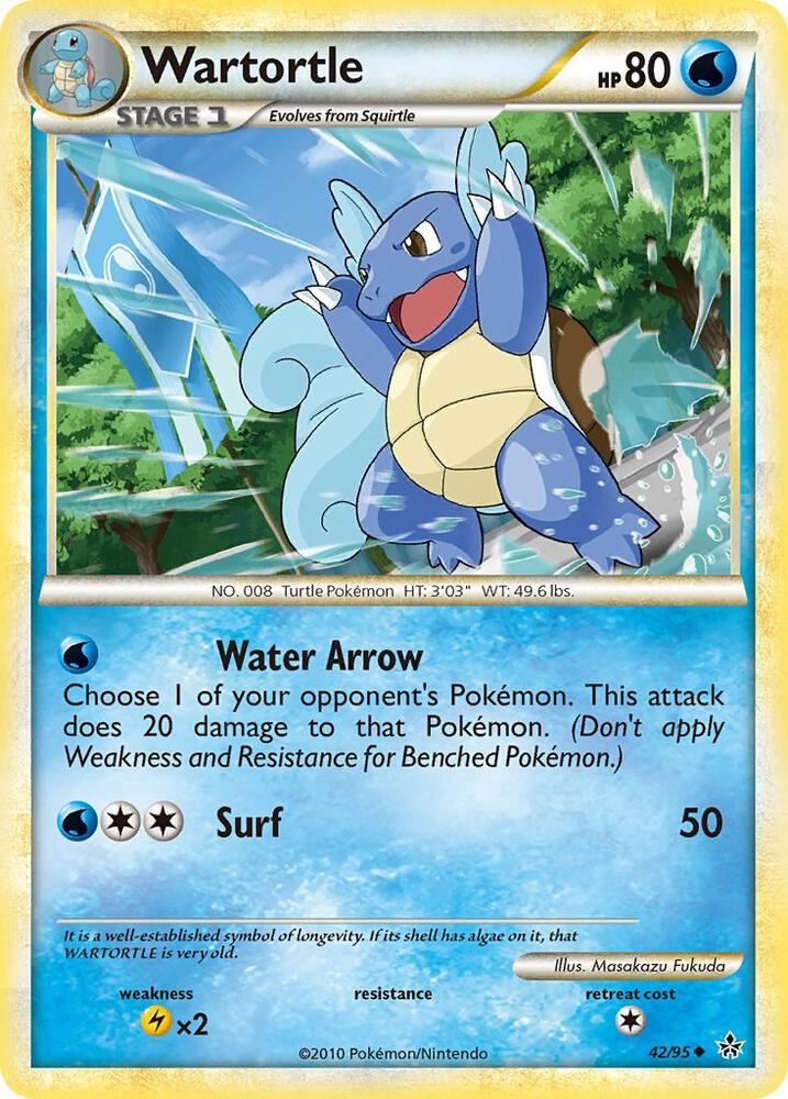 Wartortle 42/95 (Unleashed)  | Good Games Adelaide SA