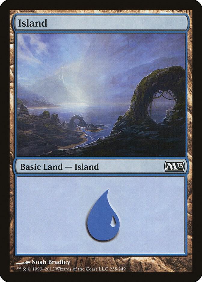 Island 235 235 (Magic 2013 (M13))  - Foil | Good Games Adelaide SA