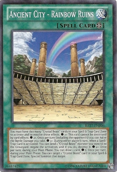 Ancient City - Rainbow Ruins [BATT-EN006] Starfoil Rare | Good Games Adelaide SA