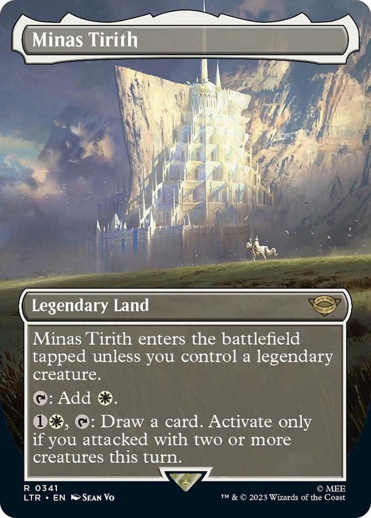 Minas Tirith (Borderless Alternate Art) (341) [The Lord of the Rings: Tales of Middle-Earth] | Good Games Adelaide SA