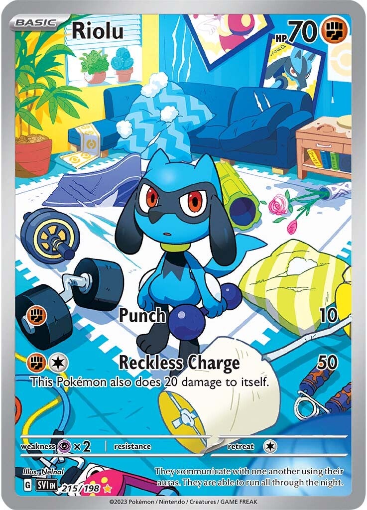 Riolu (215/198) [Scarlet & Violet: Base Set] | Good Games Adelaide SA