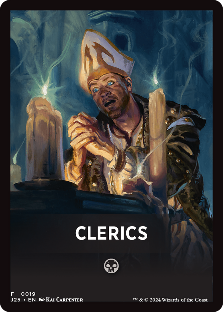 Clerics Theme Card [Foundations Jumpstart Front Cards] | Good Games Adelaide SA