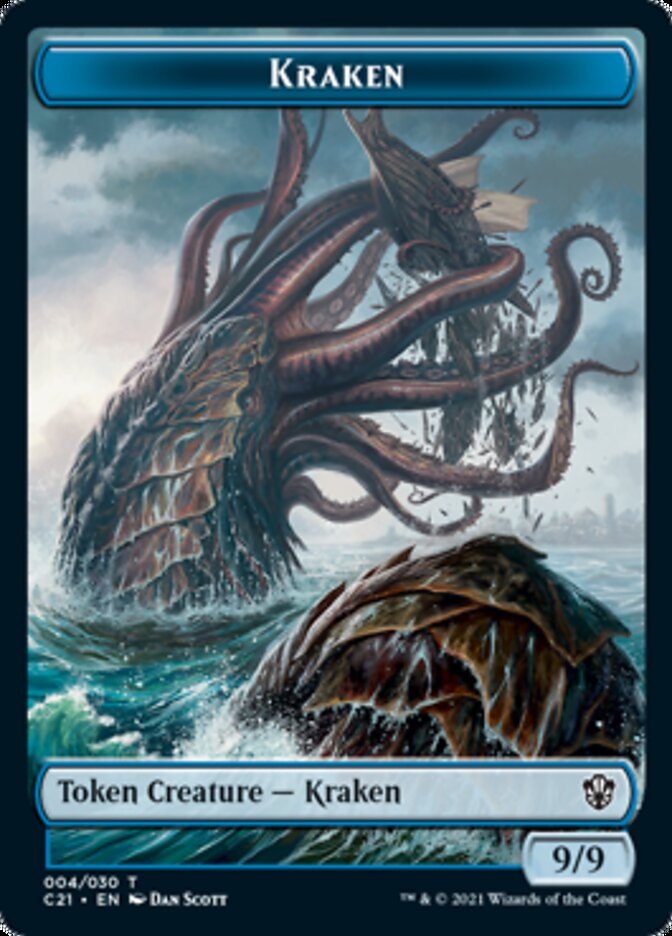 Wurm // Kraken Token [Commander 2021 Tokens] | Good Games Adelaide SA
