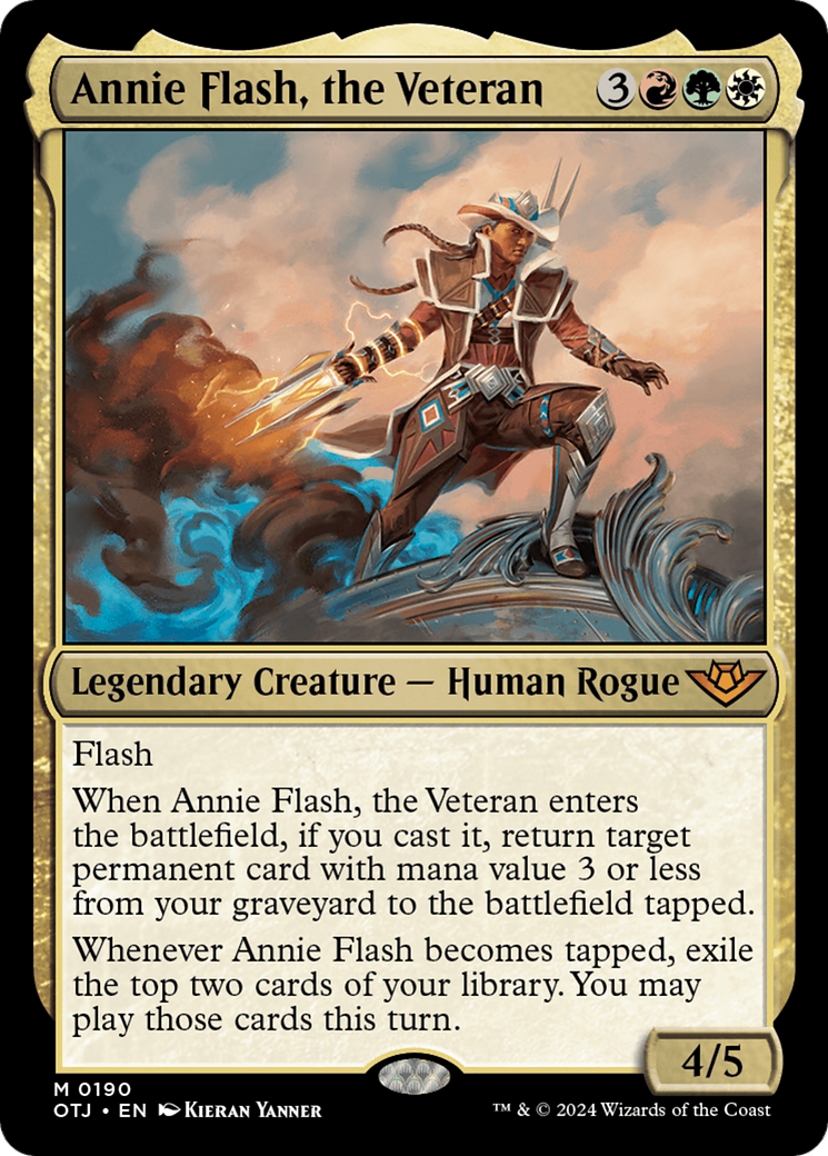 Annie Flash, the Veteran [Outlaws of Thunder Junction] | Good Games Adelaide SA