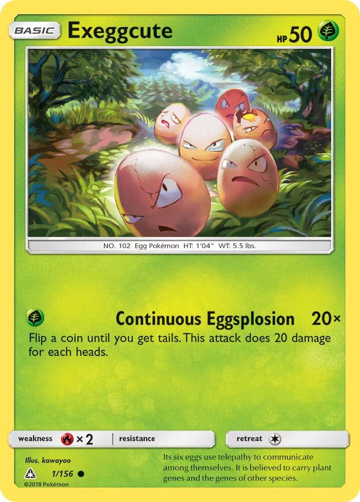 Exeggcute 1/156 (SM - Ultra Prism)  | Good Games Adelaide SA