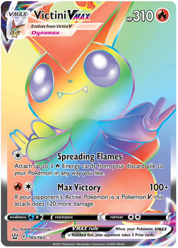 Victini VMAX (165/163) [Sword & Shield: Battle Styles] | Good Games Adelaide SA