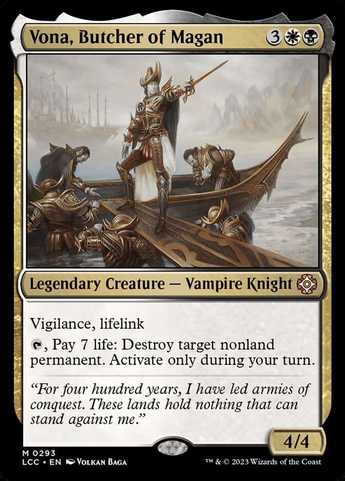 Vona, Butcher of Magan 293 (Commander: The Lost Caverns of Ixalan)  | Good Games Adelaide SA