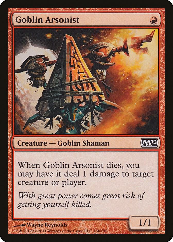 Goblin Arsonist 136 (Magic 2012 (M12))  - Foil | Good Games Adelaide SA