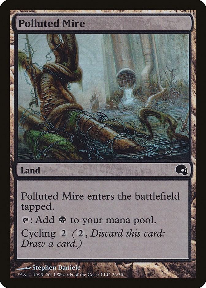 Polluted Mire 26 (Premium Deck Series: Graveborn)  - Foil | Good Games Adelaide SA