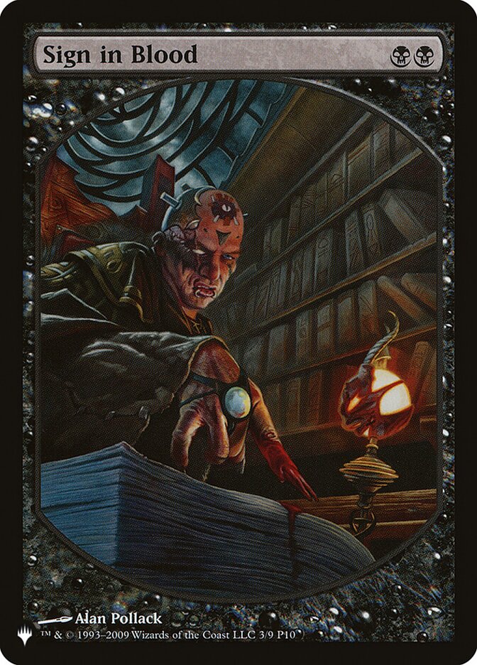 Sign in Blood [The List] | Good Games Adelaide SA