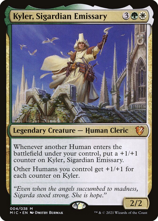 Kyler, Sigardian Emissary 4 (Commander: Innistrad: Midnight Hunt)  - Foil | Good Games Adelaide SA