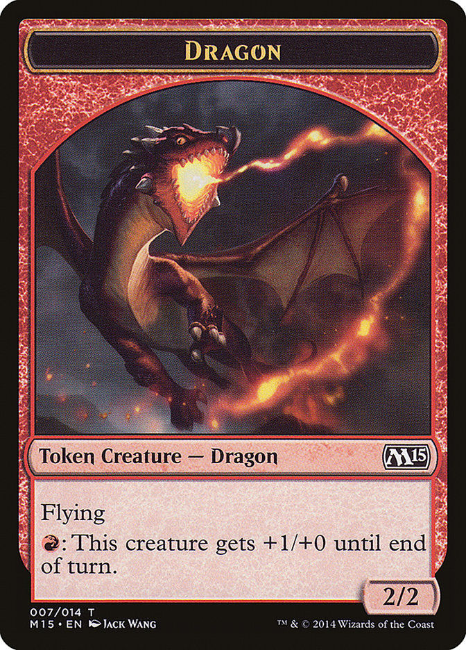 Dragon Token [Magic 2015 Tokens] | Good Games Adelaide SA