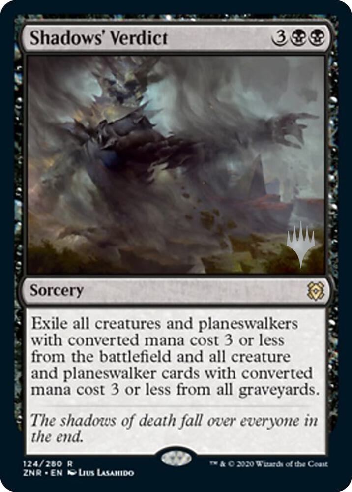 Shadows Verdict 124 (Promo Pack: Zendikar Rising)  - Foil | Good Games Adelaide SA