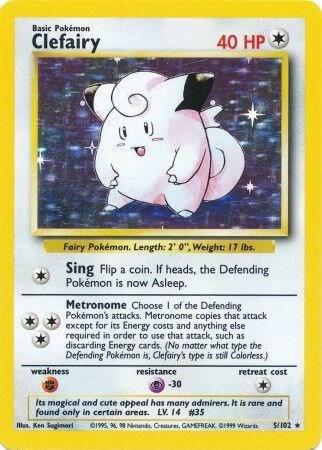 Clefairy 005/102 (Base Set)  - Holofoil | Good Games Adelaide SA