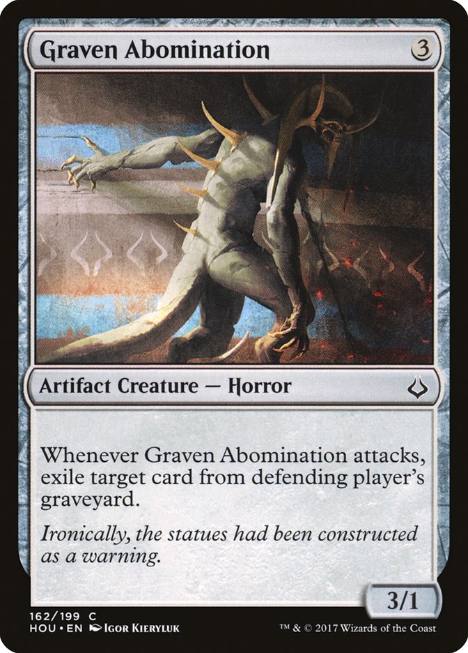 Graven Abomination 162 (Hour of Devastation)  - Foil | Good Games Adelaide SA