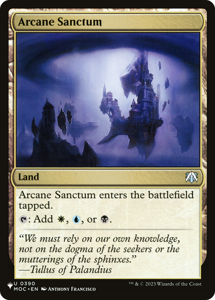 Arcane Sanctum (MOC) [The List] | Good Games Adelaide SA