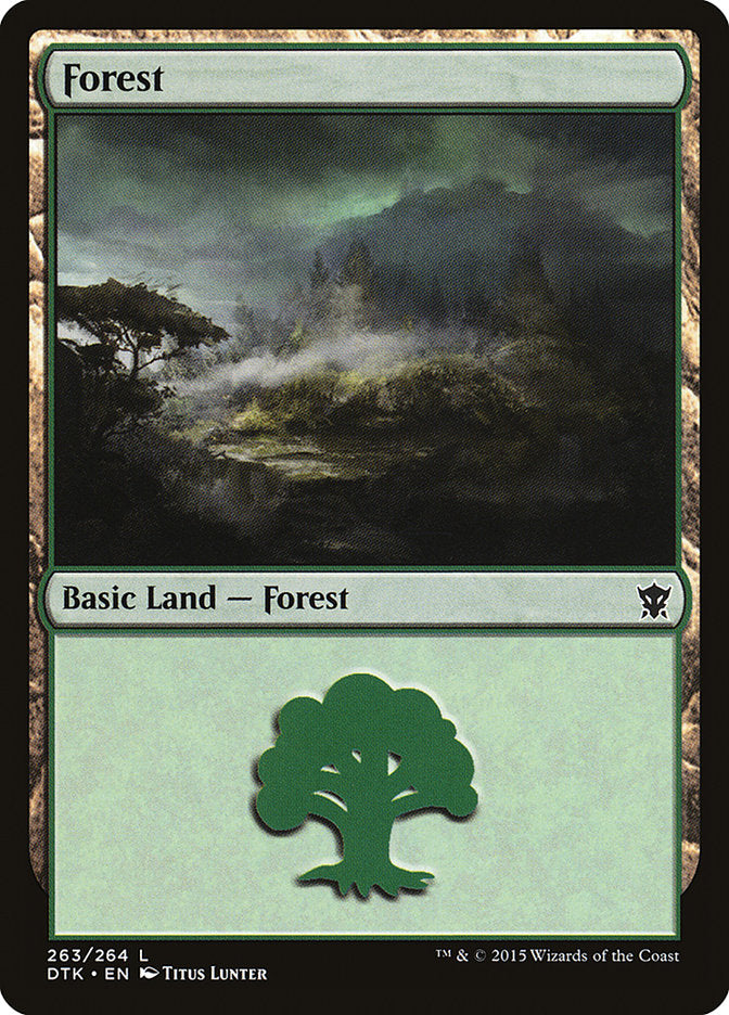 Forest (263) [Dragons of Tarkir] | Good Games Adelaide SA