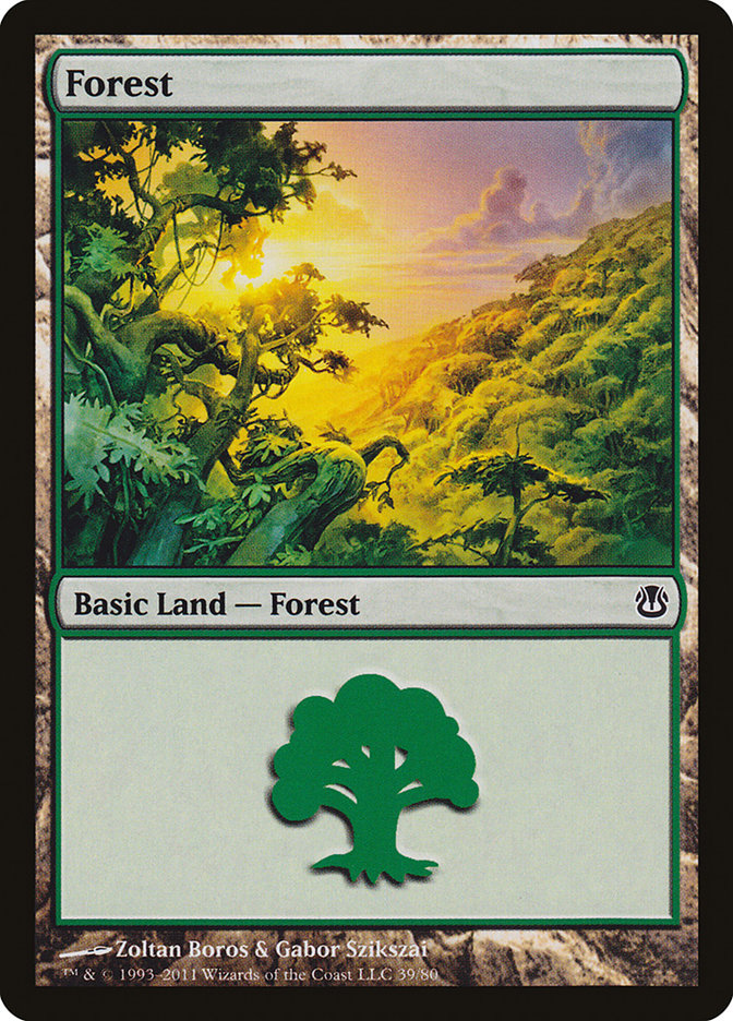 Forest (39) [Duel Decks: Ajani vs. Nicol Bolas] | Good Games Adelaide SA