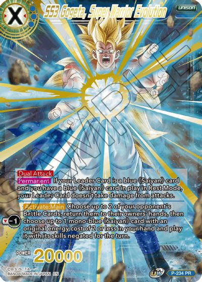 SS3 Gogeta, Super Warrior Evolution (Alternate Art) (P-234) [Special Anniversary Set 2021] | Good Games Adelaide SA