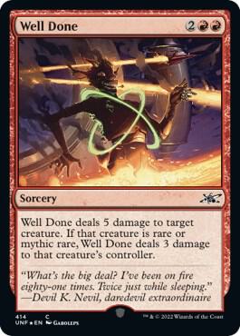 Well Done Galaxy Foil 414 (Unfinity)  - Foil | Good Games Adelaide SA