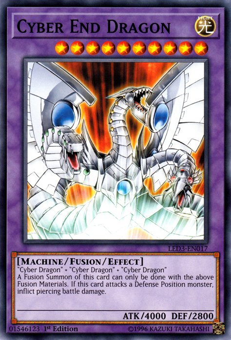 Cyber End Dragon [LED3-EN017] Common | Good Games Adelaide SA