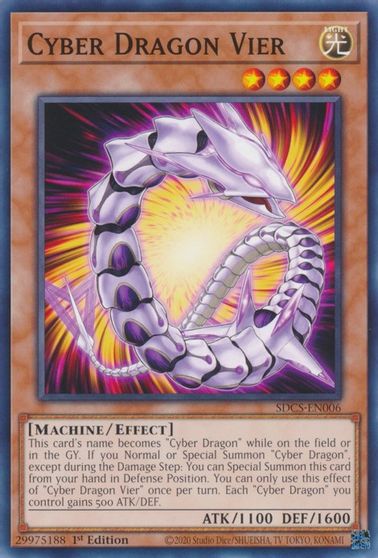 Cyber Dragon Vier [SDCS-EN006] Common | Good Games Adelaide SA